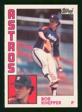 BOB KNEPPER 1984 TOPPS TIFFANY 84 NO 93 NRMINT+           15580