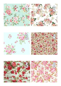 Edible Vintage Floral Wallpaper (1-6) A4 Icing Sheet Iced Cake Topper - Picture 1 of 7