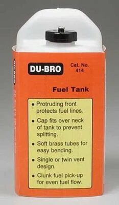 Dubro 14-Ounce 14 oz RC Remote Control Airplane Nitro / Gas Fuel Tank DUB414 - Image 1 of 3
