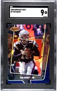 TOM BRADY 2005 BOWMAN'S BEST #9 LOSADO COMO NUEVO 9 TALLA - LÁMINA ESPEJO DE GRAN ASPECTO - Imagen 1 de 2