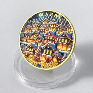 Christmas Commemorative Coin, Christmas Decor, Christmas Gifts, New Year Gifts - Picture 1 of 14