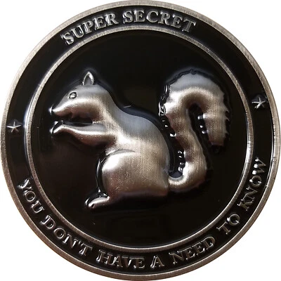 SECRET SQUIRREL ALIEN TECHNOLOGY CHALLENGE COIN ROSWELL AREA 51 28