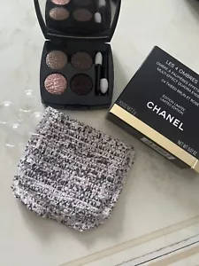 CHANEL LES 4 OMBRÉS TWEED 04 TWEED BRUN ET ROSE . - Picture 1 of 12
