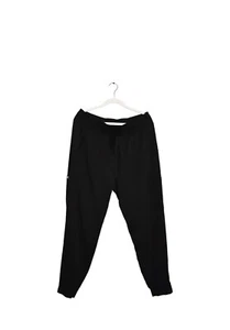 Soulful Scrubs Womens Black Jogger Mid Rise Semi Slim Large - Picture 1 of 2