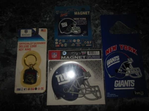 2 new york giants magnets 1 superbowl key ring/ 1 door sign/ new - Picture 1 of 3