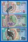 Suriname P-146 P-147 P-148 World Paper Money Uncirculated Banknotes Set # 3