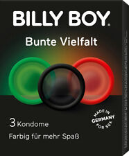 Billy Boy Bunte Vielfalt, farbige Kondome 3 Stück