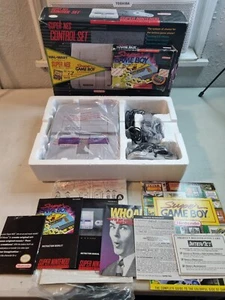 Super Nintendo SNES Super Game Boy Set Very Rare Walmart CIB Serials Match - Picture 1 of 24