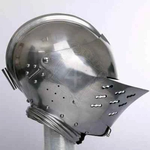 Custom SCA HNB 14 Gauge Steel Medieval Tournament Tudor Close helmet - Bild 1 von 5