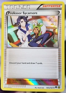 Tarjeta promocional Pokémon Professor Sycamore 107a/122 Holo Foil (ARTE ALTERNATIVO) - Imagen 1 de 1