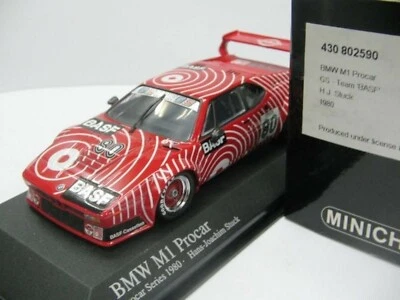 WOW EXTREMELY RARE BMW M1 ProCar #80 Stuck BASF Zeltweg 1:43 Minichamps-M3-Spark - Image 1 of 3
