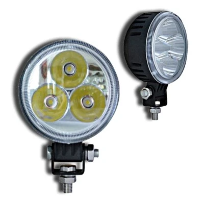 PAR DE LUCES DE TRABAJO DELANTERAS BLANCAS 3 LED 9W FOCOS DE INUNDACIÓN COCHE PICKUP SCANIA RENAULT Foto 1 de 3