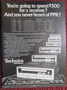 1977 TECHNICS Stereo Receivers Print Ad ~ SA 5760 5560 5460 5360 5160 5060 - Picture 1 of 1