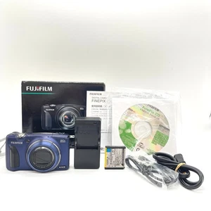 Fujifilm FinePix F900EXR Blue Digital Camera 16MP Wi-Fi Boxed Tested Japan - Picture 1 of 18