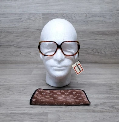 LEER🔻 Gafas Ted Lapidus vintage TLC807 caparazón de tortuga dorado 58/12/138 nuevas con etiquetas Foto 1 de 4