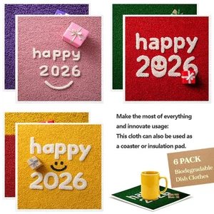 Paños de limpieza 6 piezas altamente absorbentes para platos encimeras pisos paredes - Imagen 1 de 11