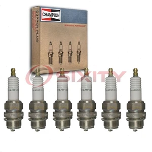 6 pc Champion Industrial Spark Plugs for 1927-1928 Nash Standard Ignition bo - Picture 1 of 5