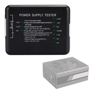 Power Supply Tester ABS Support ATX With LED Indicator Light Computer Parts Hot - Bild 1 von 10