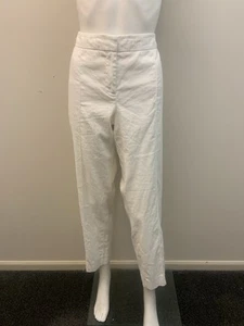 SPORTSCRAFT SIGNATURE WHITE, LINEN BLEND PANTS SIZE 14 ( 1190 - Picture 1 of 3