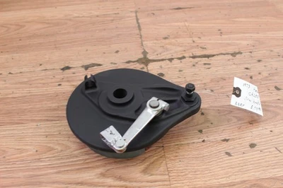 Placa de freio traseira 1973 Honda CR250 com sapatos novos - Imagem 1 de 4