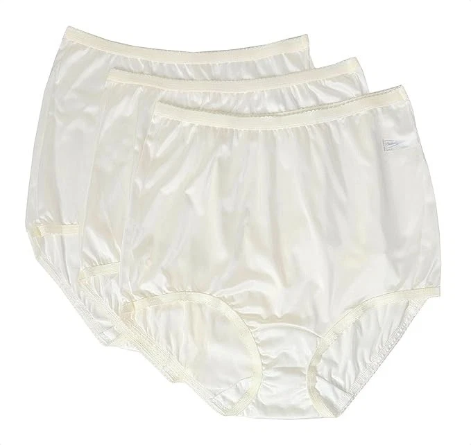 Shadowline Ropa Interior Mujer Nylon Calzoncillos Cintura Alta Panty Paquete de 3 - 17042 Foto 1 de 1