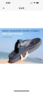 Orthopedic Flip Flops for Men Mens Arch Support Walking Sandals Sport Recover... - Picture 1 of 14
