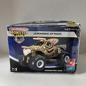 AMT ERTL Monster Jam Jurassic Attack 1:25 Model Kit 2004 NEW *OPEN BOX READ* - Picture 1 of 15