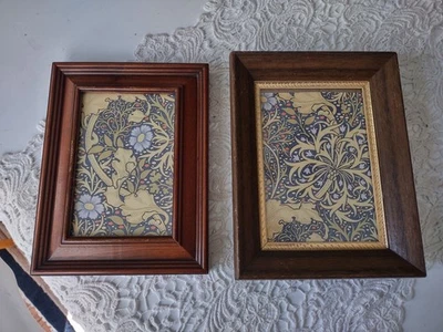 Dark Wood Picture Photo Frames  4x6"  5x7" Vintage Rustic Farmhouse Lodge - Image 1 of 4