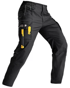 Work Pants for Men Cargo Pants Tactical Pants with 9 Pockets, Ripstop Lightwe... - Bild 1 von 6