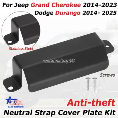 Neutral Strap Cover Plate For Dodge Durango 2014-2025/Jeep Grand Cherokee 14-23 Foto 1 de 4