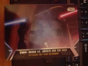 Star Wars 2012 Galactic Files 1 Duel of Fate #DF-2 Count Dooku Anakin Obi-Wan - Picture 1 of 1