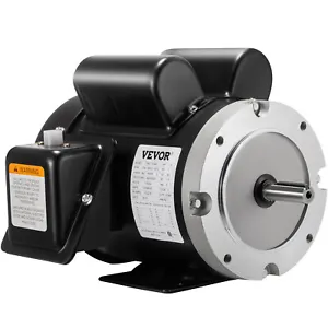 VEVOR Electric Motor 1.5HP 1Phase 1750RPM 5/8"Shaft 56C Frame Applicable General - Picture 1 of 12