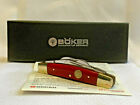 Boker Treebrand Arbolito Folding Pocket Knife In Box W/ Papers Red 4 Blades