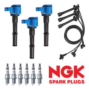 3 Performance Ignition Coil, Wireset & Iridium Spark Plugs for 95-98 Toyota T100