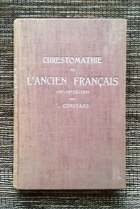 RARE VINTAGE 1934 Chrestomathie de L'ancien Francais Chrestomathy Ancient French - Foto 1 di 8