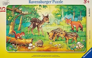 ,RAVENSBURGER, Puzzle de 15 piezas Pequeños animales del bosque, , RAV063765 - Imagen 1 de 2