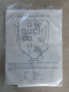 Too Cute Victoria Gifts Needlepoint Design FLYSWATTER Kit "OUCH!" #212 - Picture 1 of 3