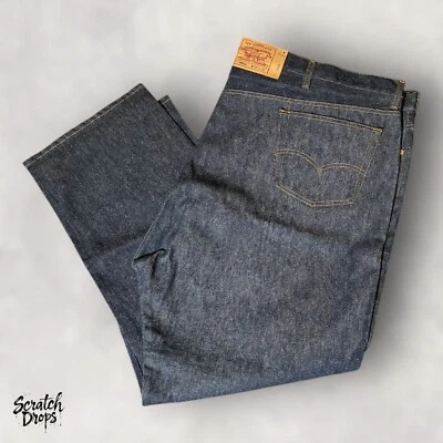 1994 Levi’s 501xx Jeans W58 L32 Made in USA Raw Denim Button Fly Vintage NOS - Image 1 of 4