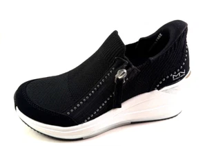 Skechers by Mark Nason 177887 schwarze Slip-Ins Mid Wedge modische Sneaker - Bild 1 von 7