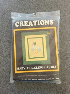 Vintage Creations Baby Ducklings Duck Quilt Kit NOS #3065 NIP NOS - Picture 1 of 2