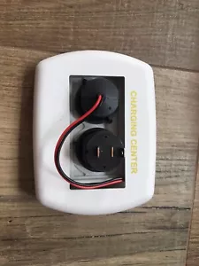 12V/USB Charging Center - White. Item No. 100053 - Picture 1 of 5