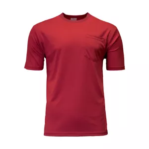 Key Workwear 821 Mangas Cortas Rendimiento Bolsillo T, Poliéster Bolsillo Camiseta RE - Imagen 1 de 3