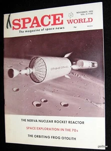 SPACE WORLD 1970 THE MAGAZINE OF SPACE NEWS SHUTTLE + APOLLO / SATURN VEHICLE - Bild 1 von 2