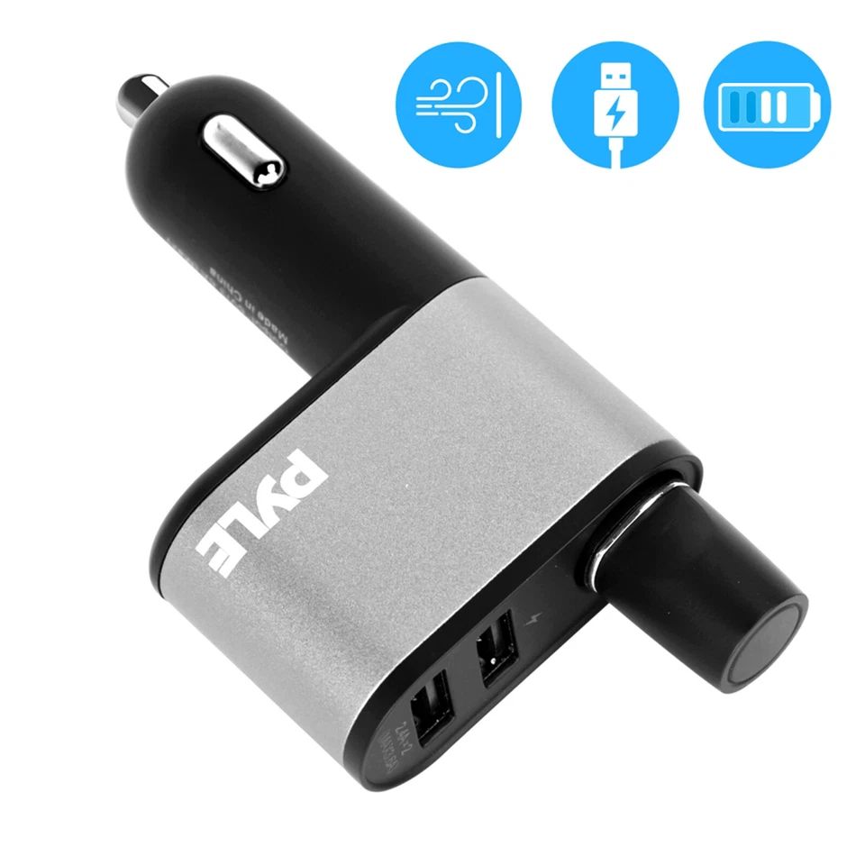 Pyle PEL88 Flameless Electric Coil E-lighter With Dual USB Device Charge Ports