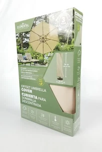Elemental Outdoor Covers Taupe Polyester Offset Umbrella Cover 76" x 30" - Picture 1 of 5