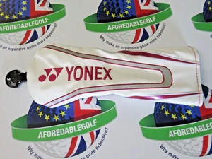 used yonex ezone white/magenta/silver fairway head cover - Picture 1 of 2