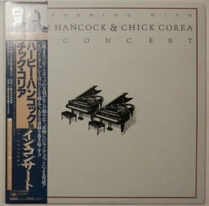 Herbie Hancock Chick Corea An Evening CBS/Sony 40AP 1182~3 OBI JAPAN VINYL LP - Picture 1 of 6