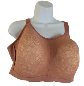 Cacique, Lightly Lined, full coverage bra, orange, size 50D - Picture 1 of 4