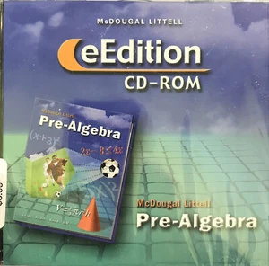 MCDOUGAL LITTELL PRE-ALGEBRA, GRADES 6-9, EEDITION *New !!!! Home School - Picture 1 of 2