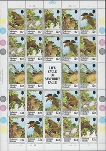 BRITISH SOLOMON IS: 1982 Sanford's Sea Eagle SG461a sheet MNH - Picture 1 of 1